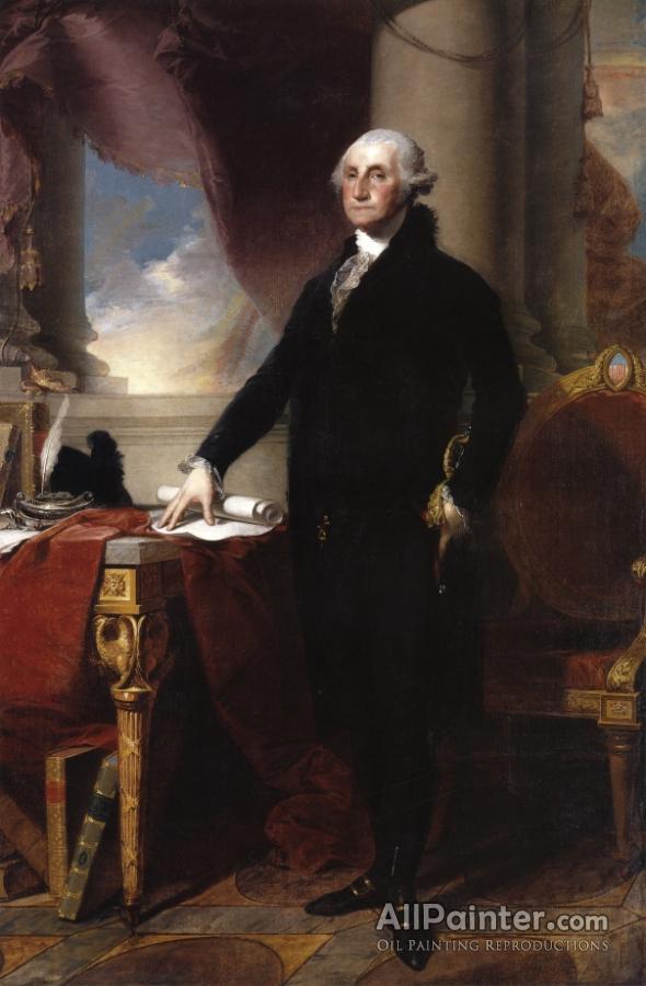 590x900 Gilbert Stuart Portrait Of George Washington Oil Painting - George Washington Oil Painting