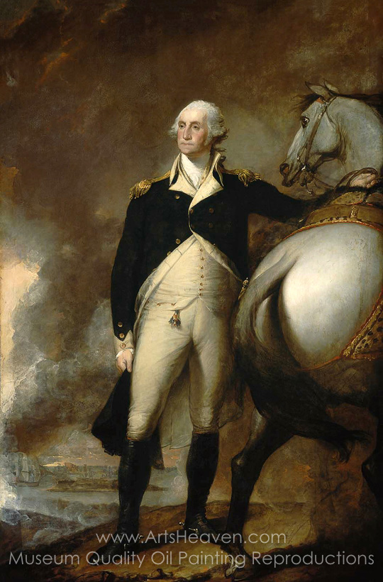540x820 Reproduction Painting Gilbert Stuart George Washington - George Washington Oil Painting