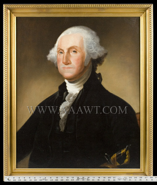 509x600 Antique Portraits, Paintings, Political And Military Paintings And Art - George Washington Oil Painting