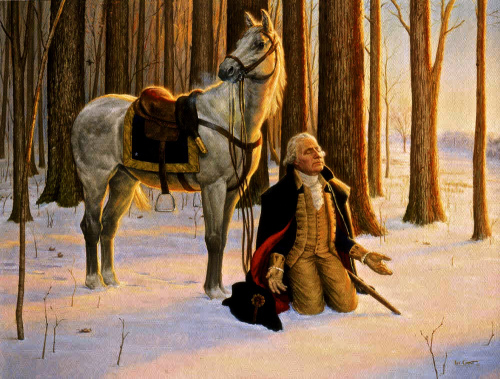 500x379 George Washington Was A Friend Of Muslims - George Washington On A Horse Painting
