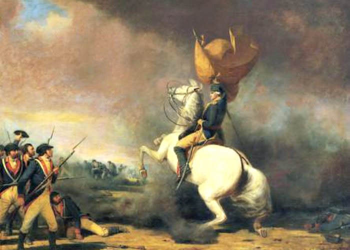 700x500 Remembering Washington's New Year's Victory - George Washington On A Horse Painting