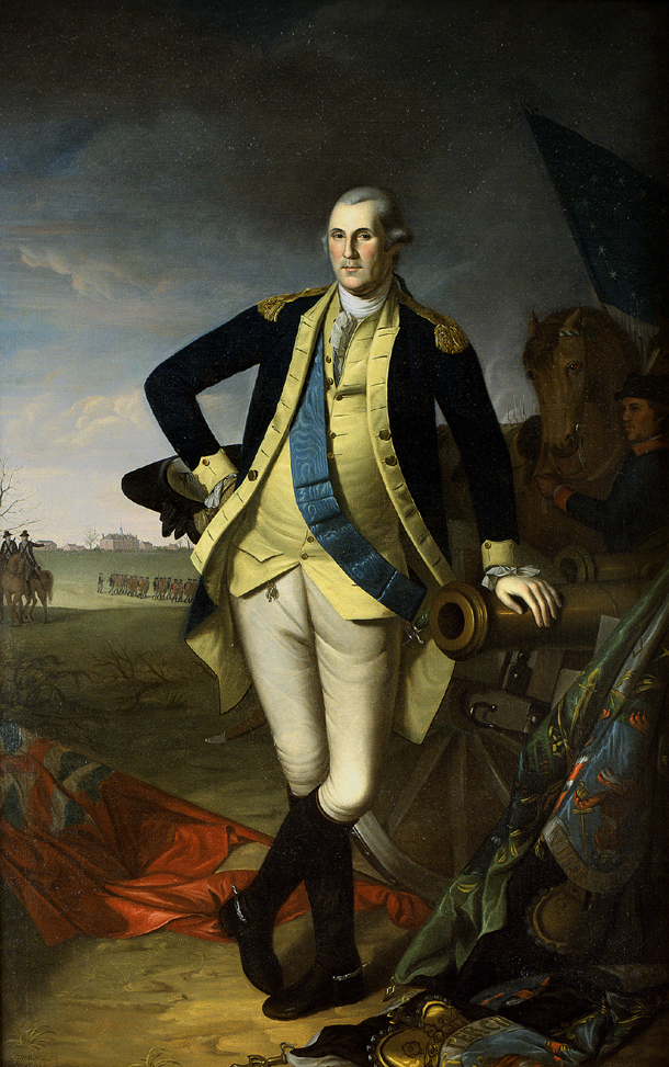 610x973 U.s. Senate George Washington - George Washington On A Horse Painting