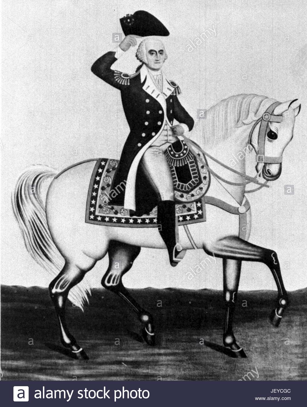 1051x1390 Undated File Photo Of An Oil Painting Of General George Washington - George Washington On A Horse Painting