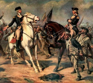 385x344 Fatal Sunday George Washington And The Monmouth Campaign Of 1778 - George Washington On A Horse Painting