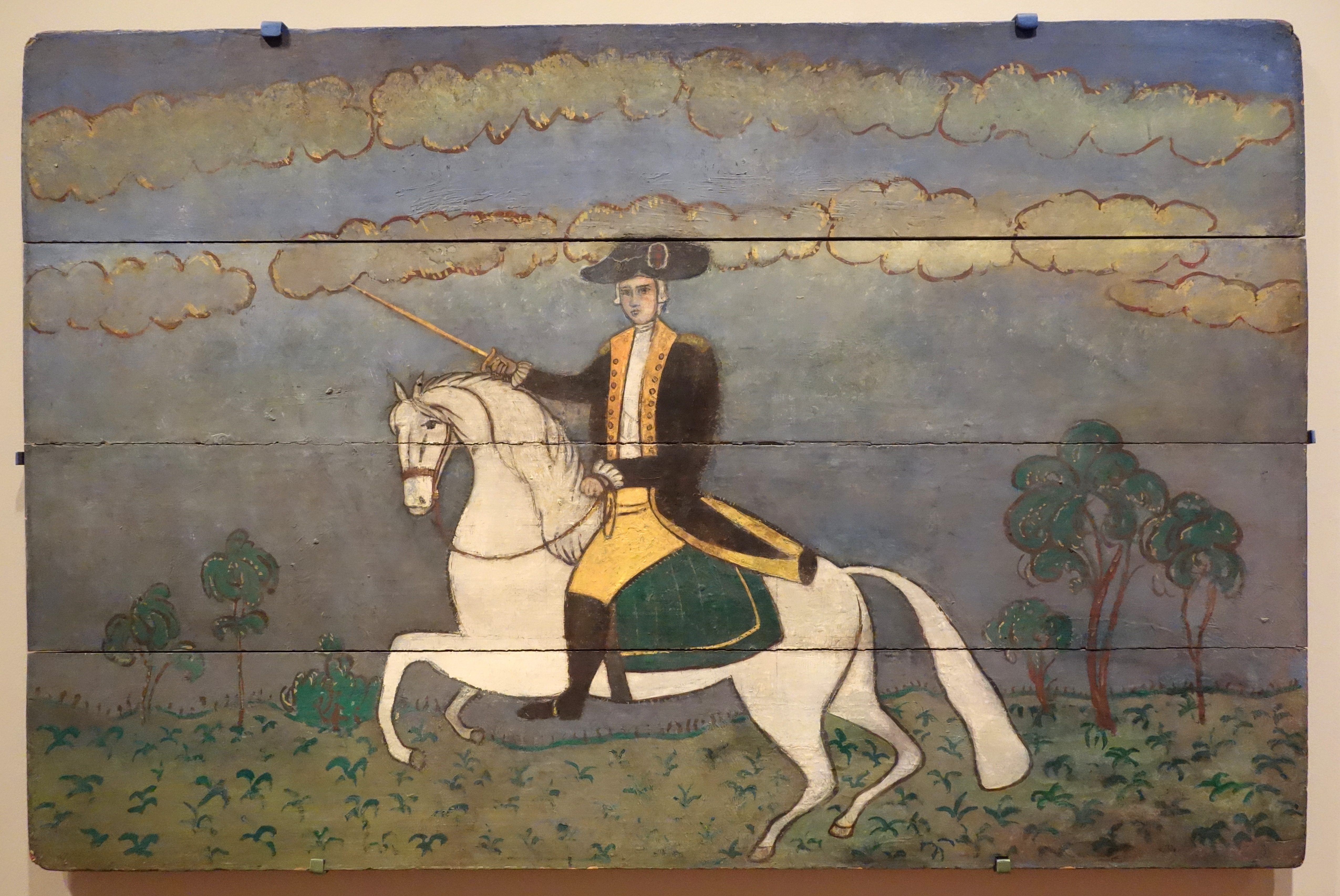 5101x3412 Filegeorge Washington On A White Charger, American Artist Unknown - George Washington On A Horse Painting