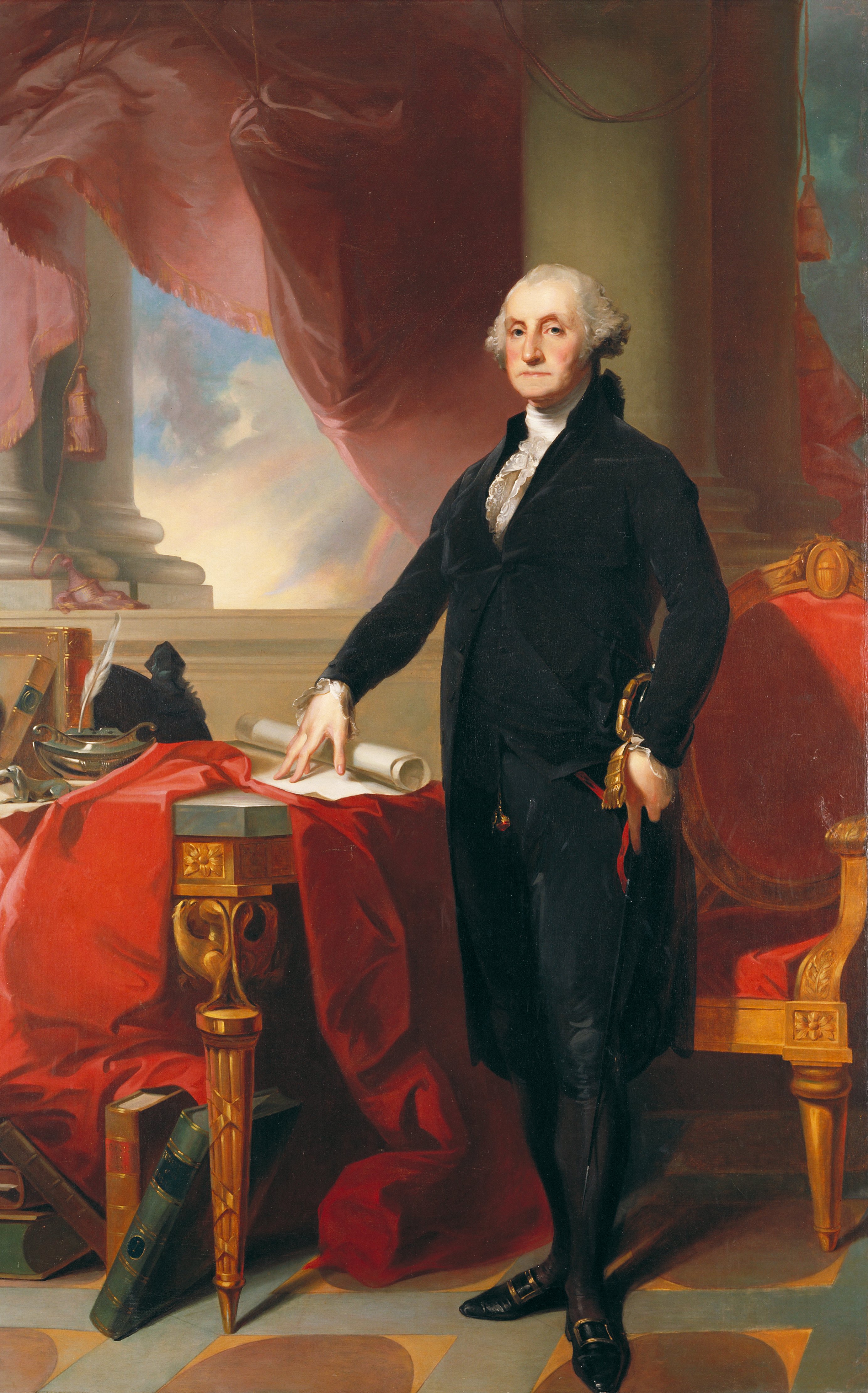 2767x4440 Portrait Of George Washington, Thomas Sully Mia - George Washington Painting