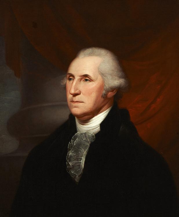 618x750 Portrait Of George Washington Charles Willson Peale - George Washington Painting