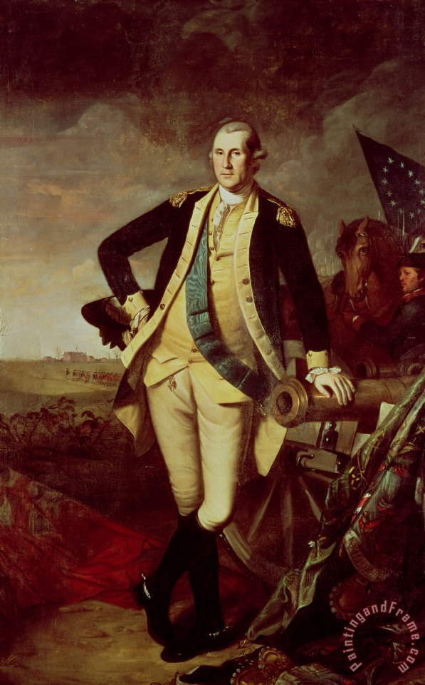 597x960 Charles Willson Peale Portrait Of George Washington Painting - George Washington Painting