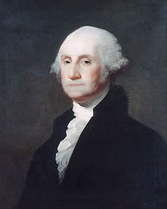 240x300 George Washington Painting Gilbert Stuart 11x14 Silver Halide - George Washington Painting
