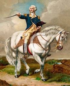 George Washington Painting Horse