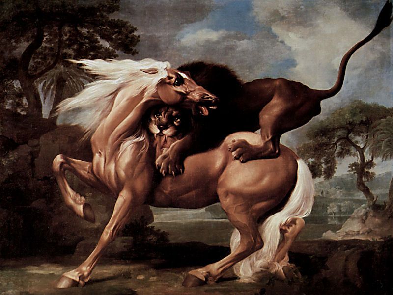 800x601 George Stubbs Online - George Washington Painting Horse