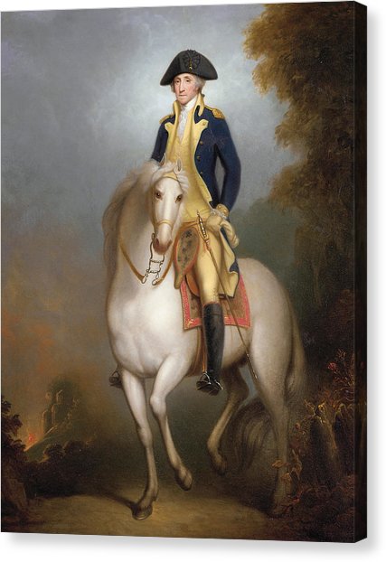 427x622 Horse Portrait Canvas Prints - George Washington Painting Horse