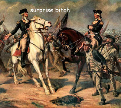 400x358 George Washington Meme Paintings 4 - George Washington Painting Horse