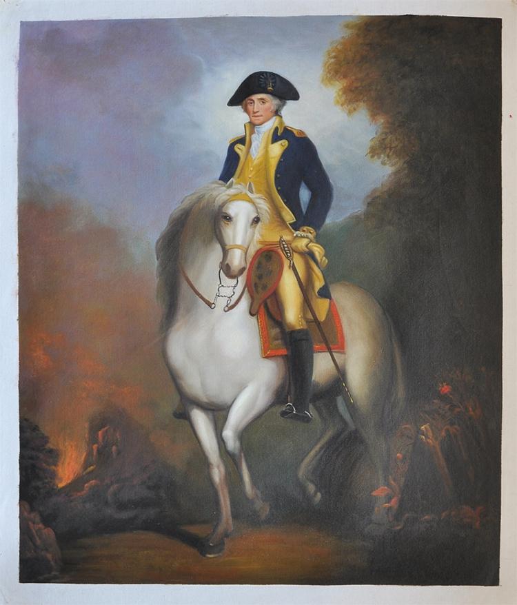 George Washington Painting Horse at PaintingValley.com | Explore ...