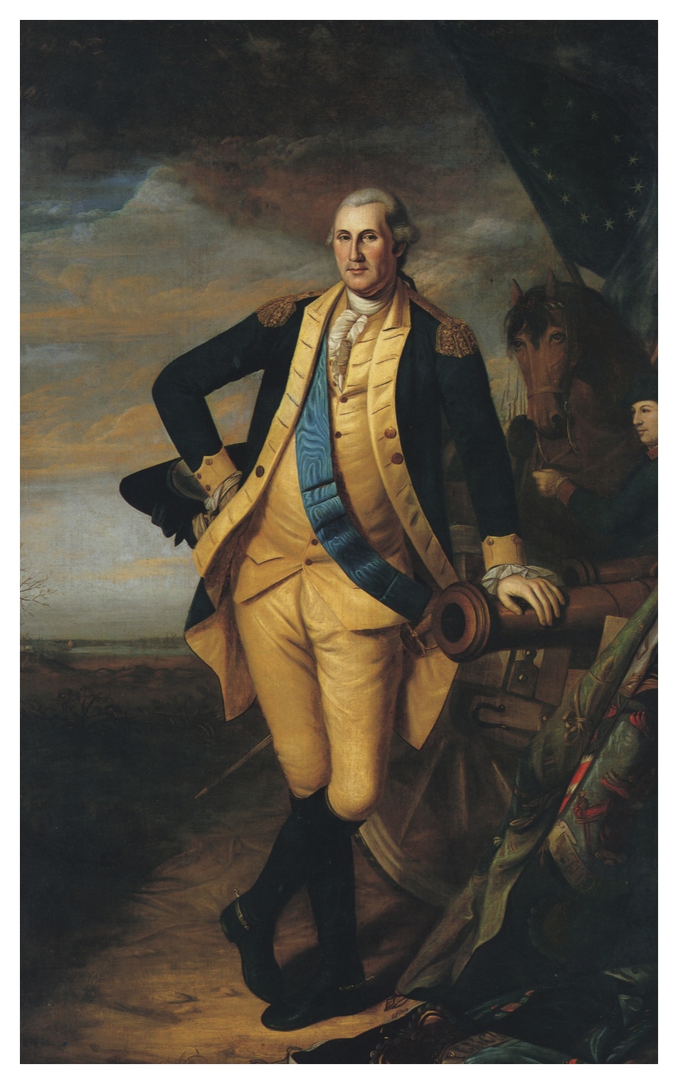 953x1524 Epph Peale's Portrait Of George Washington (C.1780) - George Washington Painting Horse