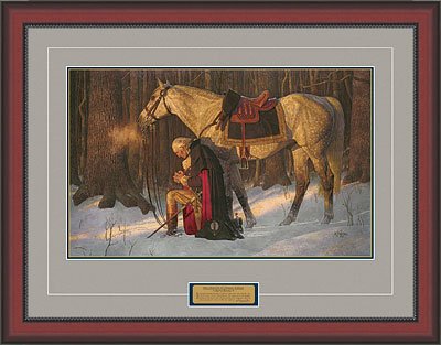 400x313 The Prayer At Valley Forge George Washington Praying - George Washington Prayer At Valley Forge Painting