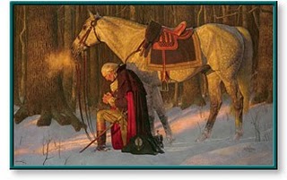 320x201 George Washington - George Washington Praying Painting