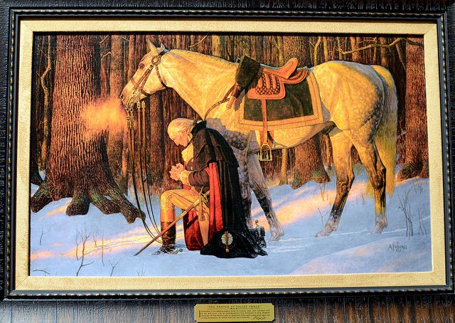 640x454 George Washington The Prayer At Valley Forge, I Would Love To Have - George Washington Praying Painting