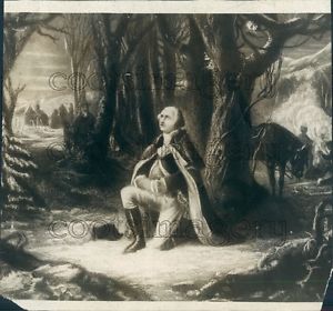 300x280 1923 Artist Rendering Of George Washington Praying - George Washington Praying Painting