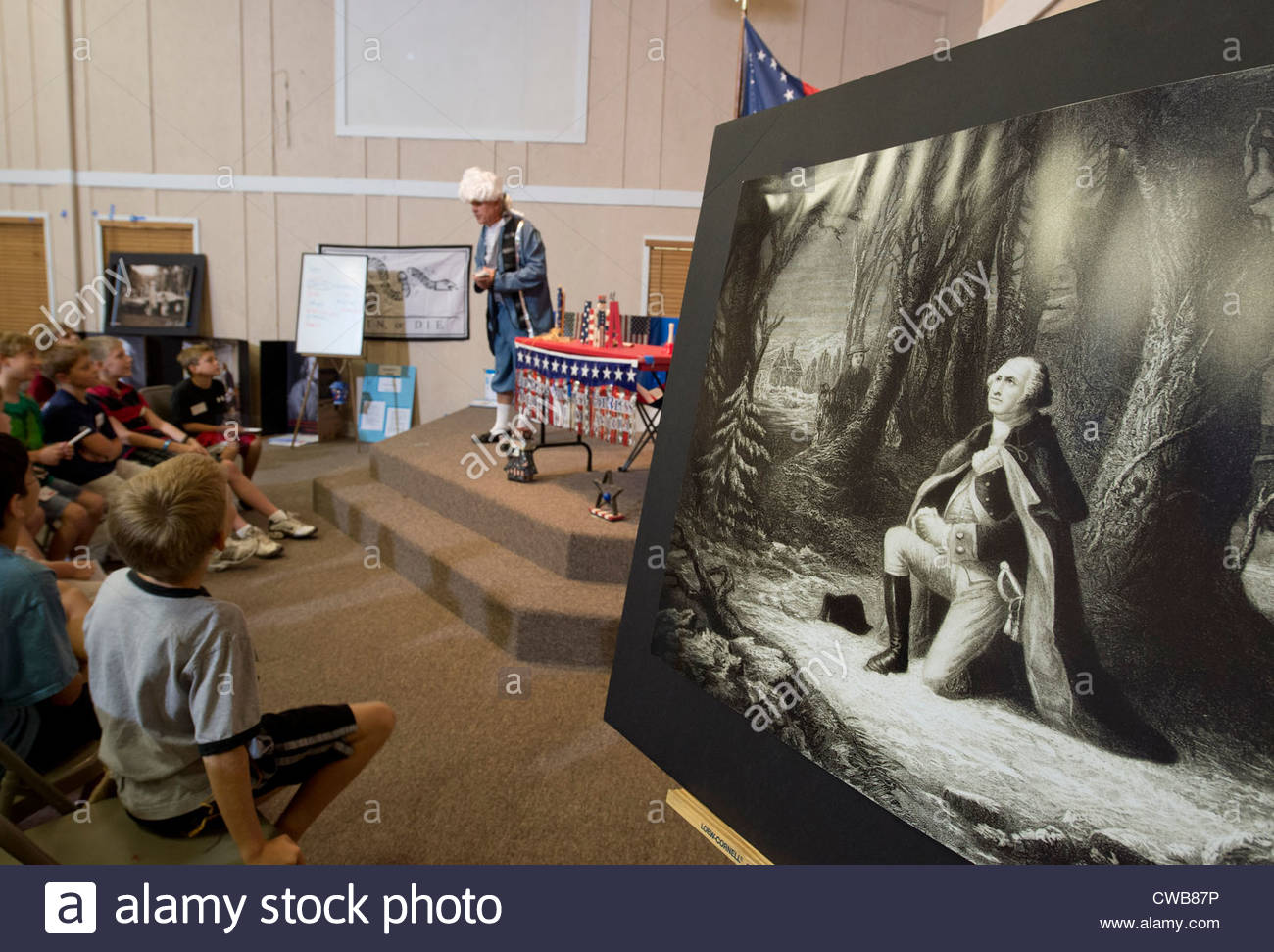 1300x971 The Prayer At Valley Forge Stock Photos Amp The Prayer At Valley - George Washington Praying Painting