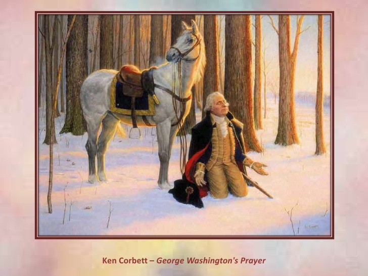 728x546 The Prayer - George Washington Praying Painting