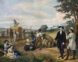 300x239 George Washington The Farmer Revolutionary War Painting Real - George Washington Revolutionary War Painting