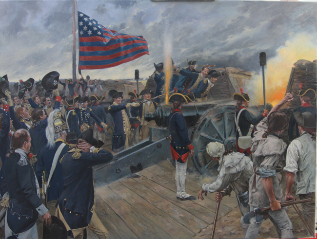 650x491 Painting The Revolution An Interview With Don Troiani George - George Washington Revolutionary War Painting