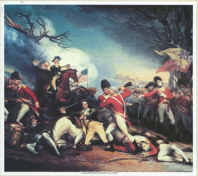755x673 The American Revolution - George Washington Revolutionary War Painting
