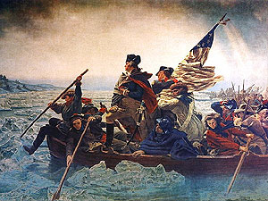 300x225 American Revolution Unit For Elementary Students - George Washington Revolutionary War Painting