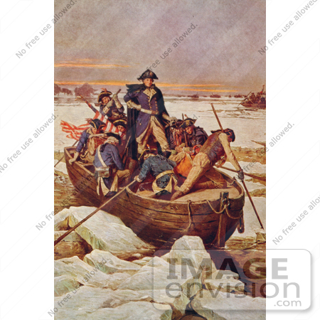 450x450 Stock Photography George Washington Crossing The Delaware River - George Washington River Crossing Painting