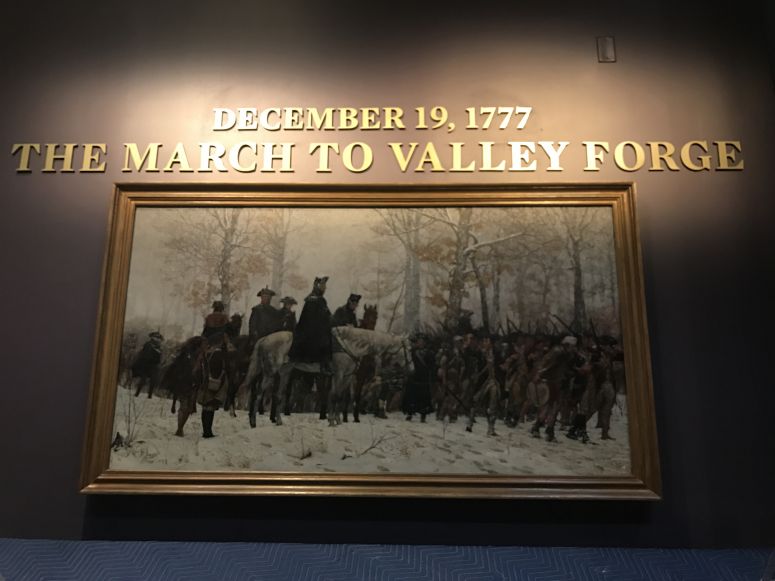 775x581 Renowned Painting Of George Washington's March To Valley Forge - George Washington Valley Forge Painting