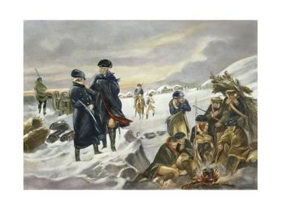 400x300 Valley Forge, Pa Posters For Sale - George Washington Valley Forge Painting