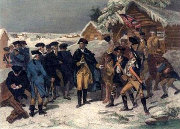 601x431 William Henry Powell (1823 1879) American Gallery - George Washington Valley Forge Painting