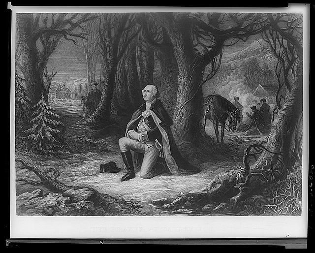 640x514 George Washington - George Washington Valley Forge Painting