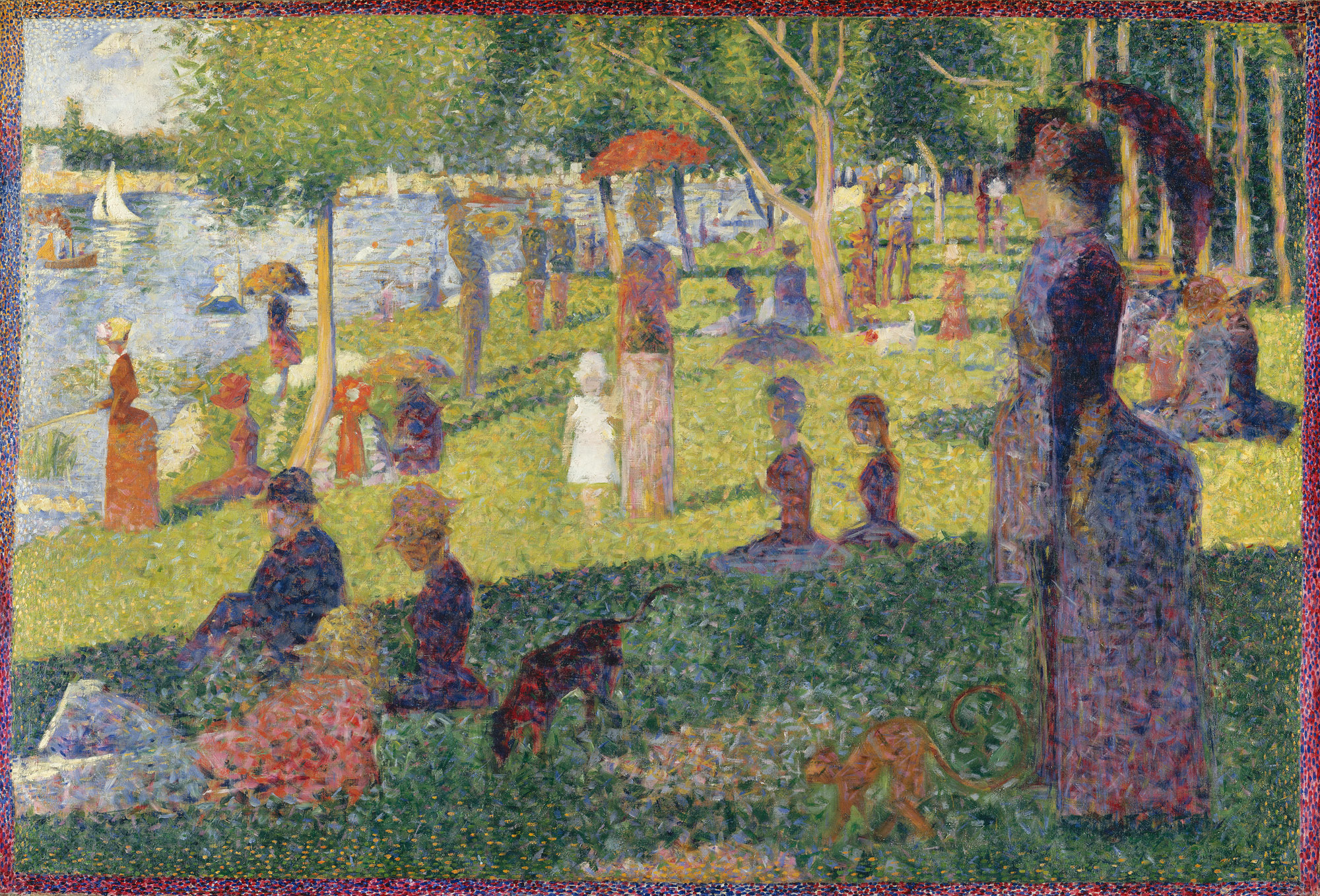 2000x1358 Study For A Sunday On La Grande Jatte Georges Seurat 51.112 - Georges Seurat Painting