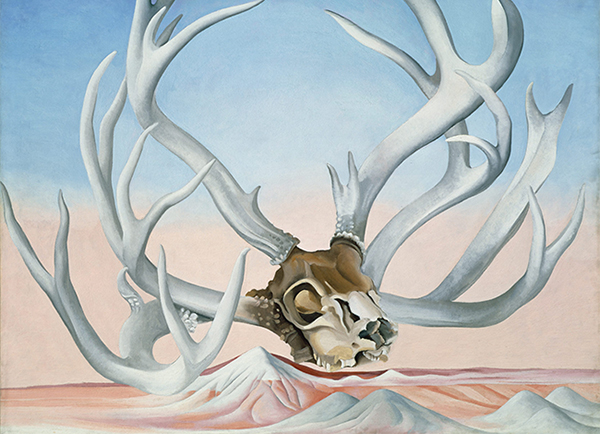 600x434 Paintings On The Wall - Georgia O Keeffe Painting