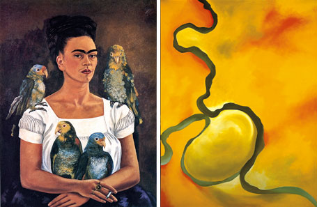 455x297 Kahlo And O'Keeffe A Tale Of Two Icons, Two Shows Minnpost - Georgia Okeeffe Self Portrait Painting