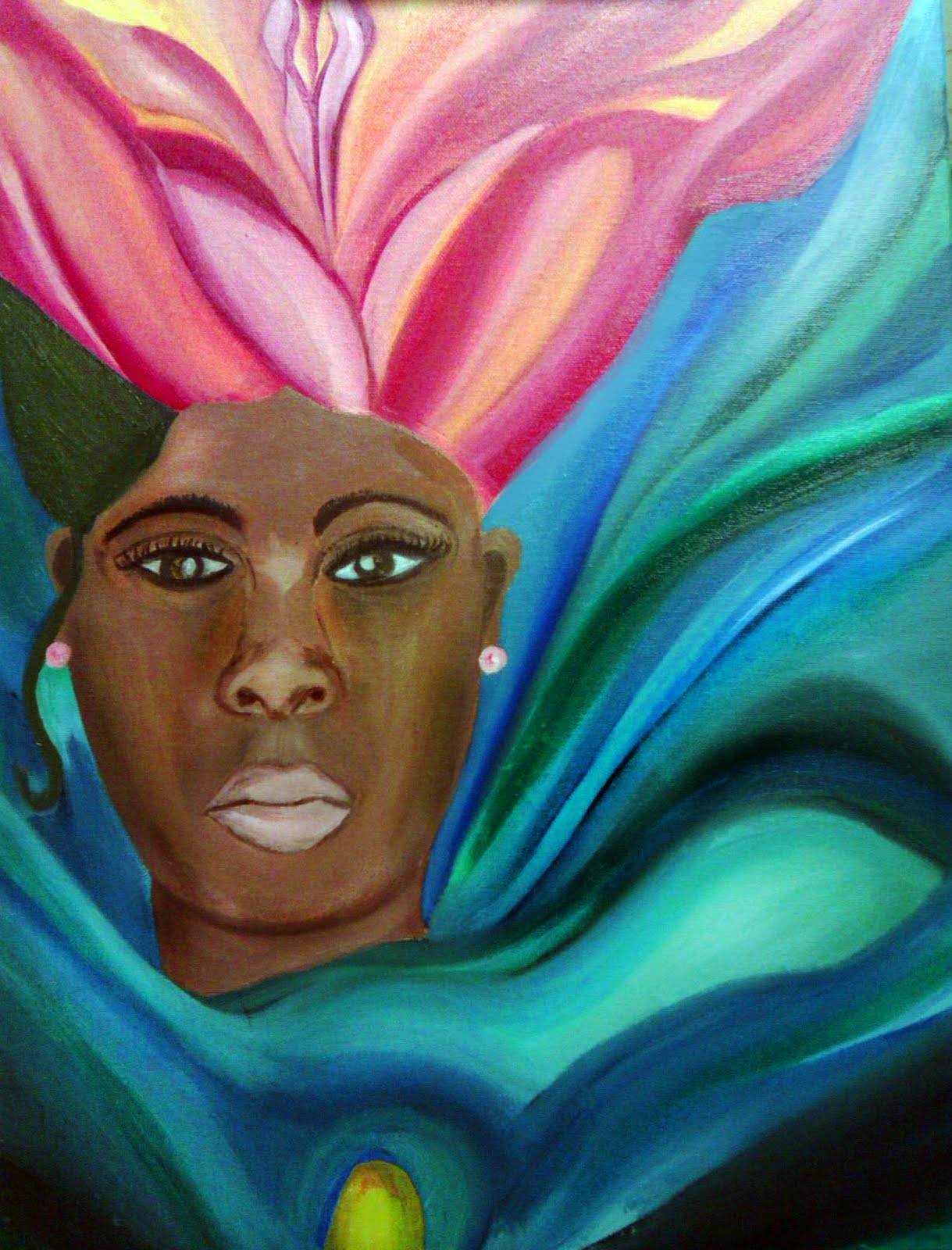 1219x1600 My Addiction Whats Yours Georgia O'Keeffe Inspired Self Portrait - Georgia Okeeffe Self Portrait Painting
