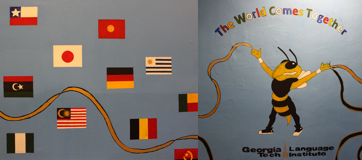 1200x533 The World Comes Together - Georgia Tech Painting