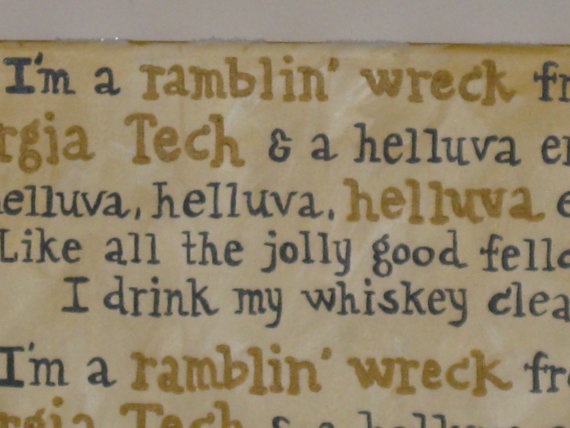 570x428 Best 27 Georgia Tech Ideas On Yellow Jackets, Beauty - Georgia Tech Painting