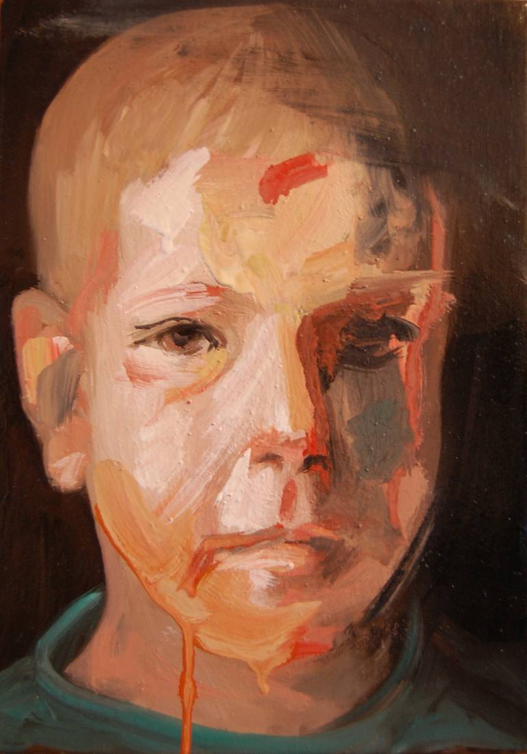 770x1100 Saatchi Art Child Portrait Painting By Georgian Stoica - Georgian Painting