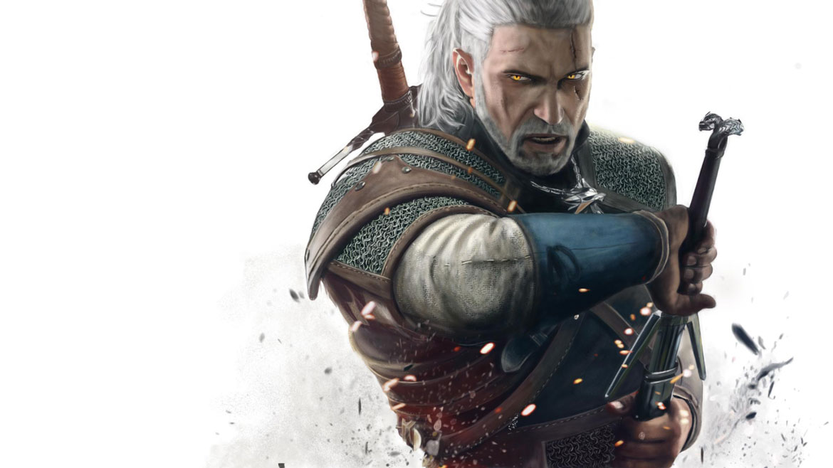 1170x658 Justin Fowler Art - Geralt Of Rivia Painting