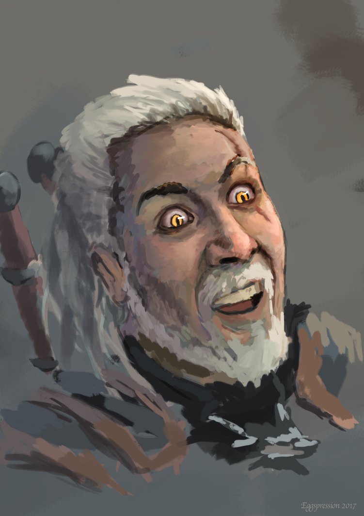 751x1063 Nicolas Of Rivia Witcher - Geralt Of Rivia Painting
