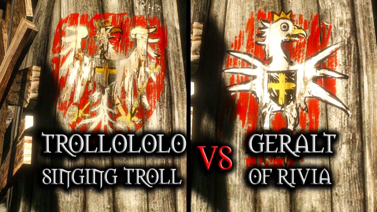 1200x675 Mashed On Twitter Geralt's Painting Skills Vs A Singing Troll - Geralt Painting