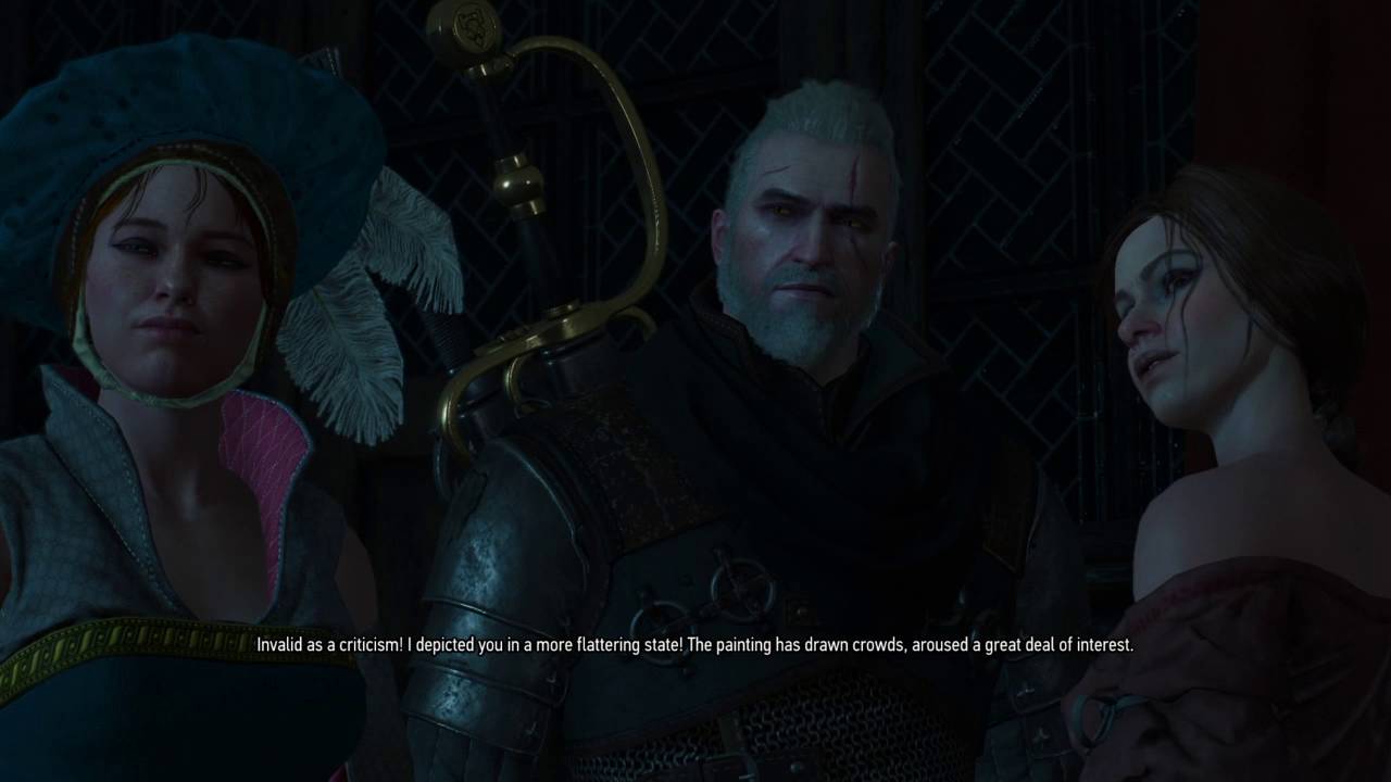 1280x720 The Witcher 3 Blood And Wine - Geralt Painting