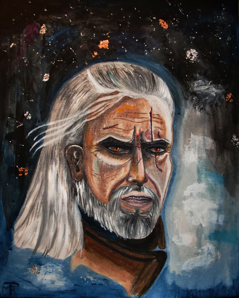 963x1200 Geralt (Toreodoa Art) - Geralt Painting