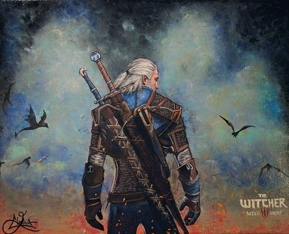 960x779 Geralt - Geralt Painting
