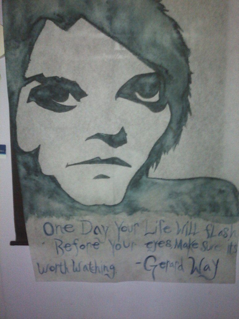 774x1032 Gerard Way Painting By 6banitkrawl6 - Gerard Way Painting