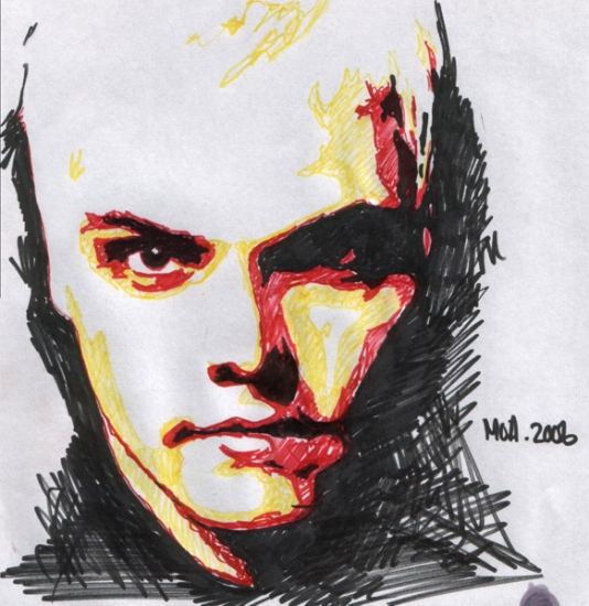 534x550 Portrait Of Gerard Way By Ihni On Stars Portraits - Gerard Way Painting