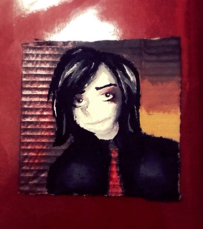 694x784 Small Gerard Way Painting Art Amino - Gerard Way Painting